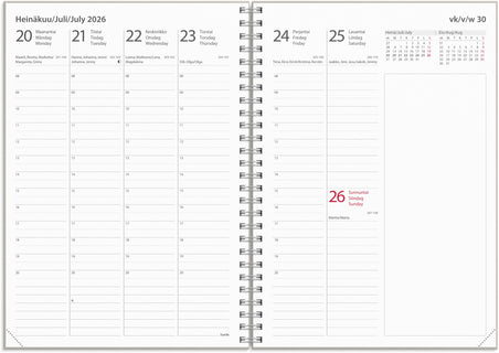 Study Story Kukka 2025-2026 (lukuvuosikalenteri)