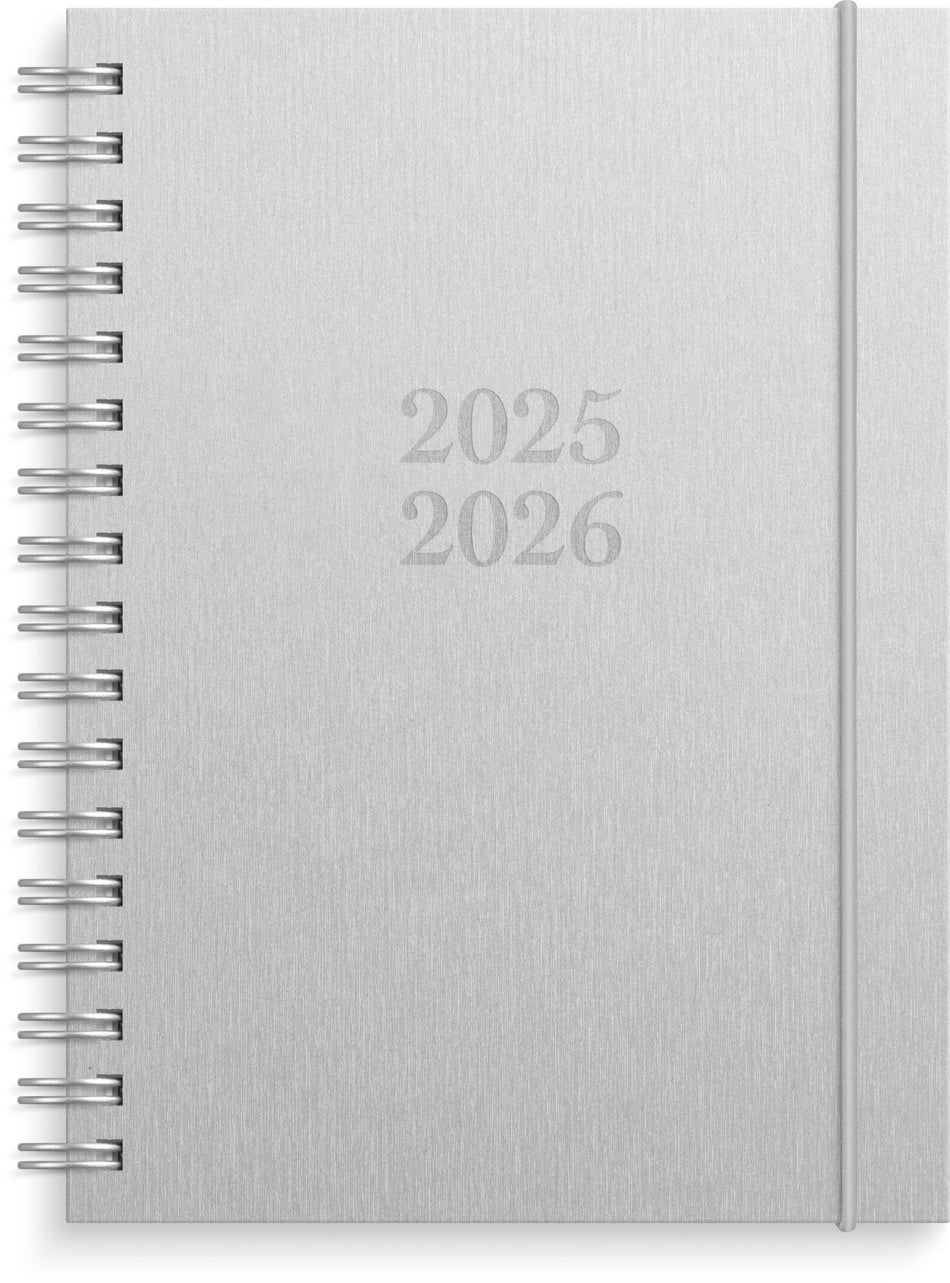 Valokuva tuotteesta Senator A6 Ariane hopea 2025-2026 (lukuvuosikalenteri), kuuluu tuoteryhmään Lukuvuosikalenterit.