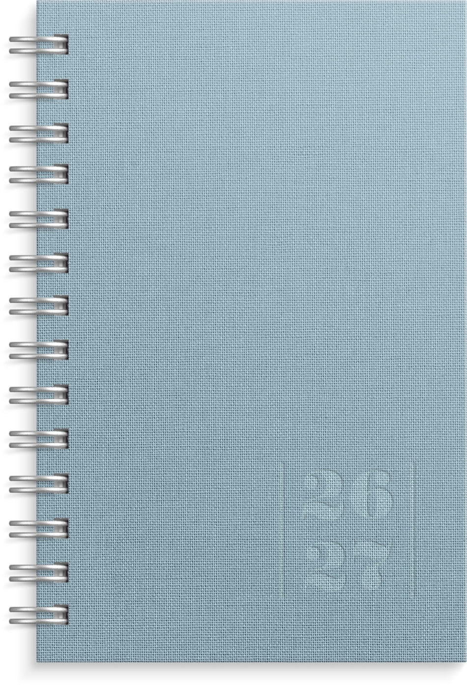 Valokuva tuotteesta Compact Textile vaaleansininen 2026-2027 (lukuvuosikalenteri), kuuluu tuoteryhmään Lukuvuosikalenterit.