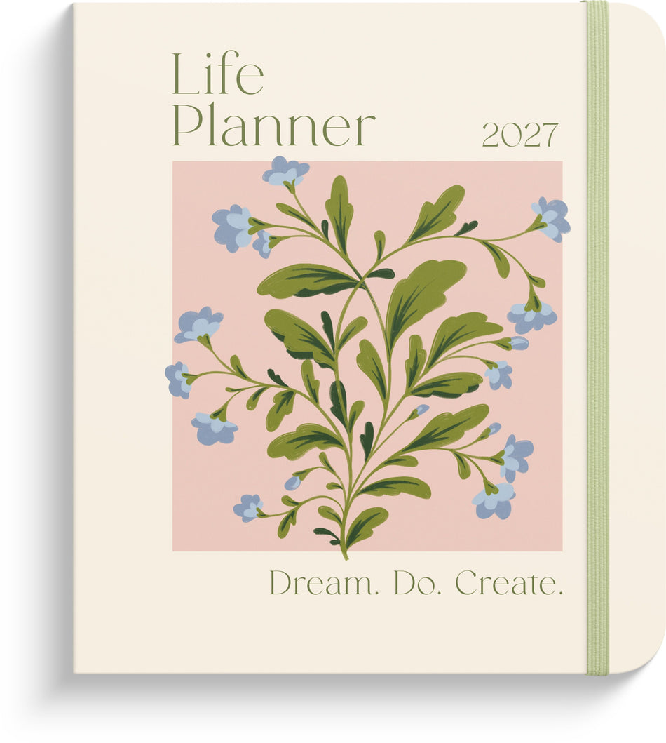 Valokuva tuotteesta Life Planner Delicate Flowers 2027, kuuluu tuoteryhmään Tasku- ja pöytäkalenterit.