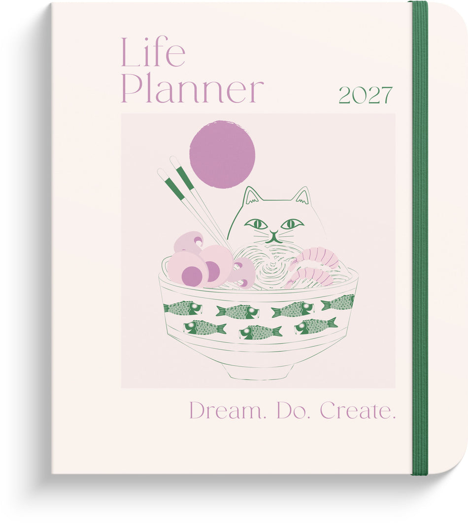 Valokuva tuotteesta Life Planner Japan Style 2027, kuuluu tuoteryhmään Tasku- ja pöytäkalenterit.