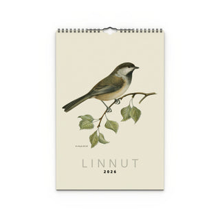 Seinäkalenteri 2026 ART COLLECTION Linnut 23x34