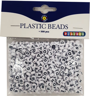 Muovihelmet 500 kpl kirjaimet Playbox