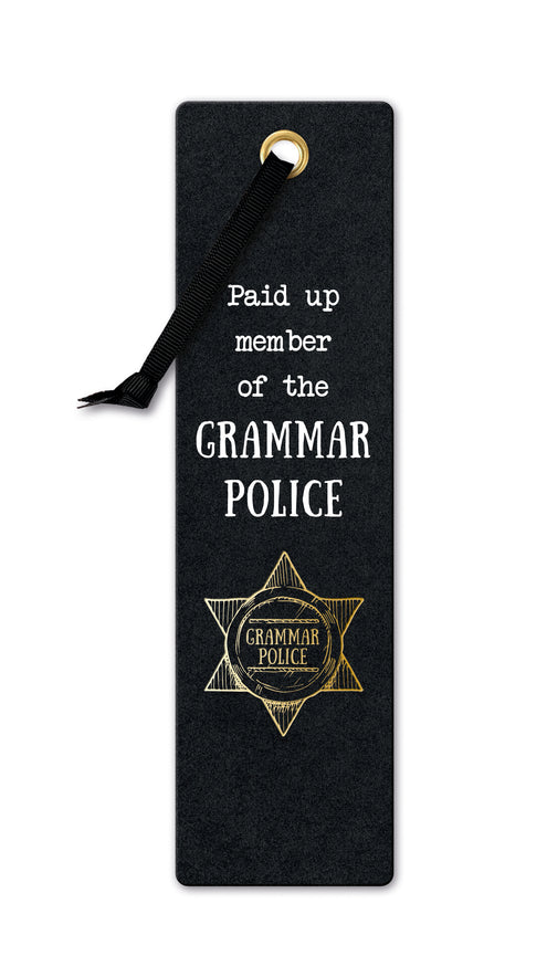 Kirjanmerkki Literary Grammar police