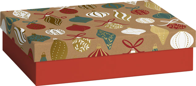 Lahjalaatikko Lorena Gold 16.5x24x6 A5+ litteä FSC