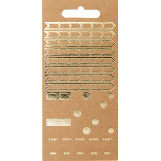 Teippimerkkit 10 arkkia Rico Design kraft