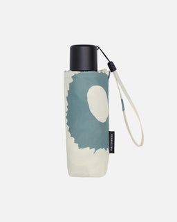 Sateenvarjo Marimekko Mini Manual Unikko, luonnonvalkoinen turkoosi