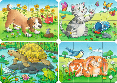 Palapeli 2/4/6/8 palaa Cute Pets