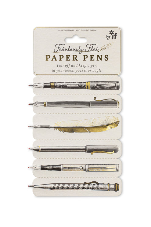 Kirjanmerkkisetti Fabulously Flat Paper Pens
