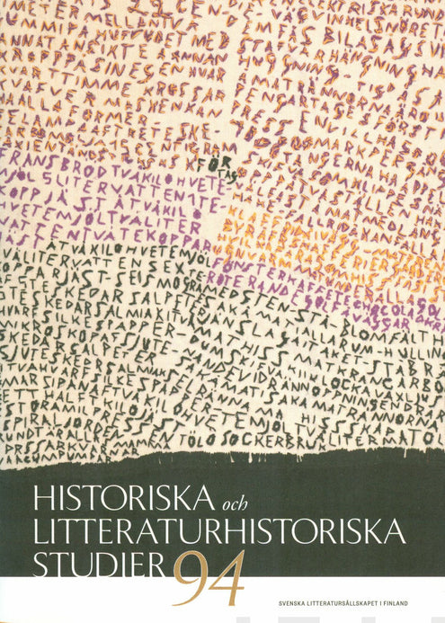 Historiska och litteraturhistoriska studier 94