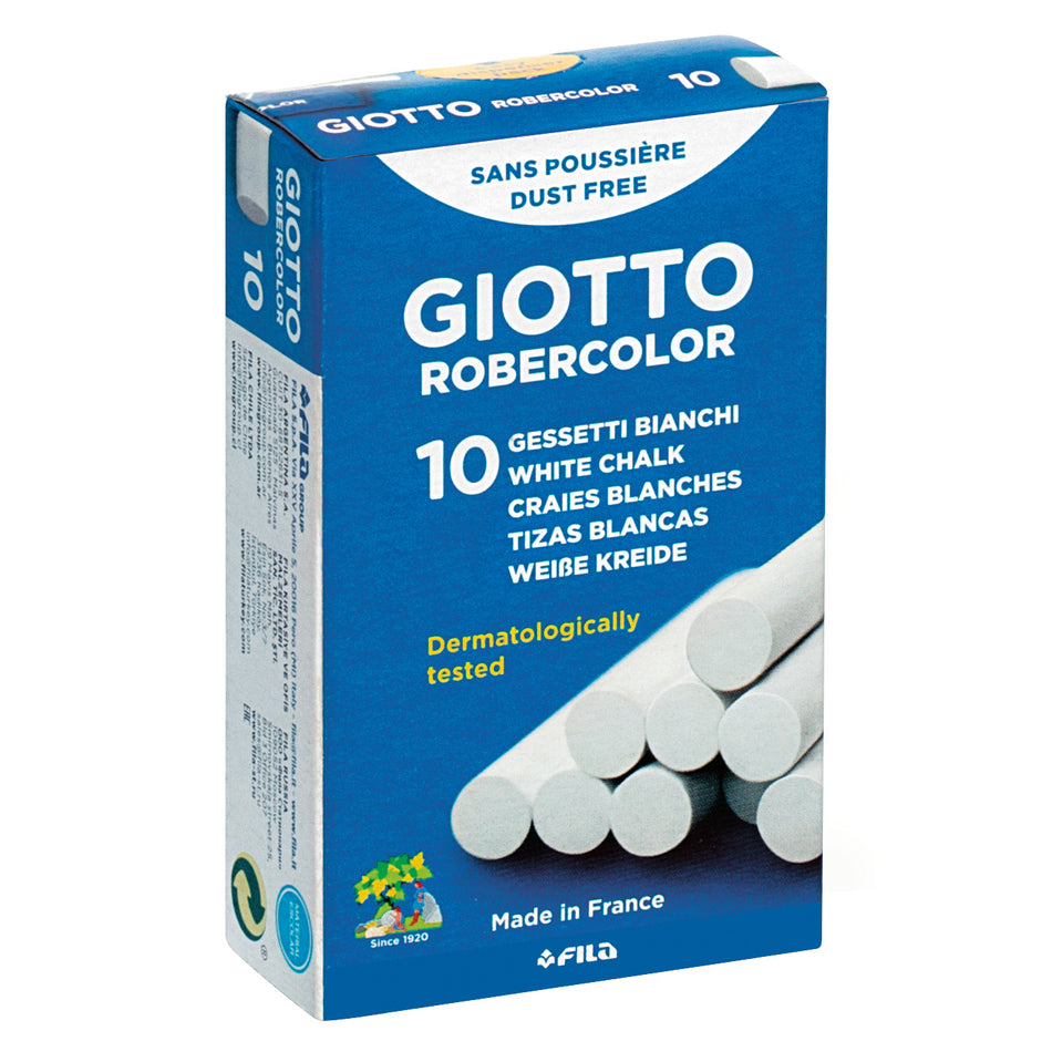 Valokuva tuotteesta Taululiitu 10 kpl valkoinen Giotto, kuuluu tuoteryhmään Lasten askartelu  ja piirustus.