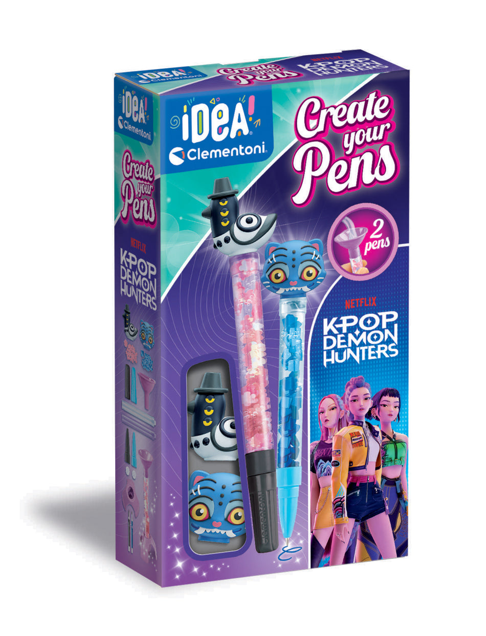 Valokuva tuotteesta Askartelusetti Create Your Pens K-POP, kuuluu tuoteryhmään Lelut.