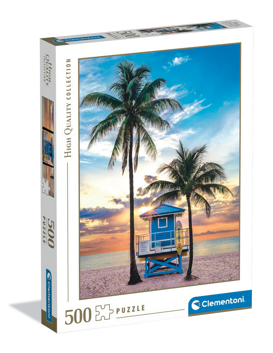 Valokuva tuotteesta Palapeli 500 palaa Miami Beach, Florida, kuuluu tuoteryhmään Palapelit.