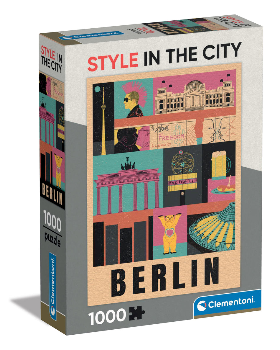 Valokuva tuotteesta Palapeli 1000 palaa Style In The City Berlin Compac, kuuluu tuoteryhmään Palapelit.