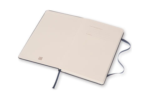 Moleskine Sapphire Blue Large Ruled Notebook Hard