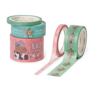 Koristeteippi Washi Cute Animals Legami