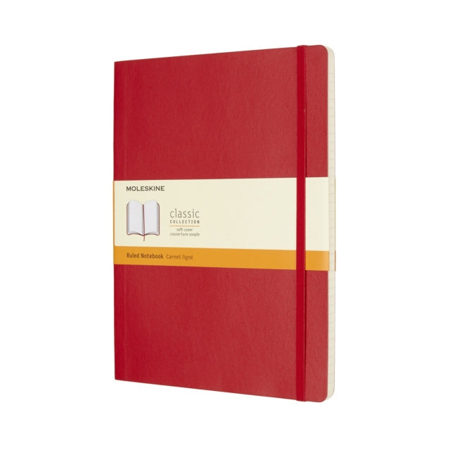 Valokuva tuotteesta Moleskine Scarlet Red Extra Large Ruled Notebook Soft, kuuluu tuoteryhmään Muistikirjat.