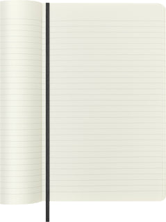 Muistikirja lahjarasiassa Moleskine Vegea Boa musta premium Large viivallinen