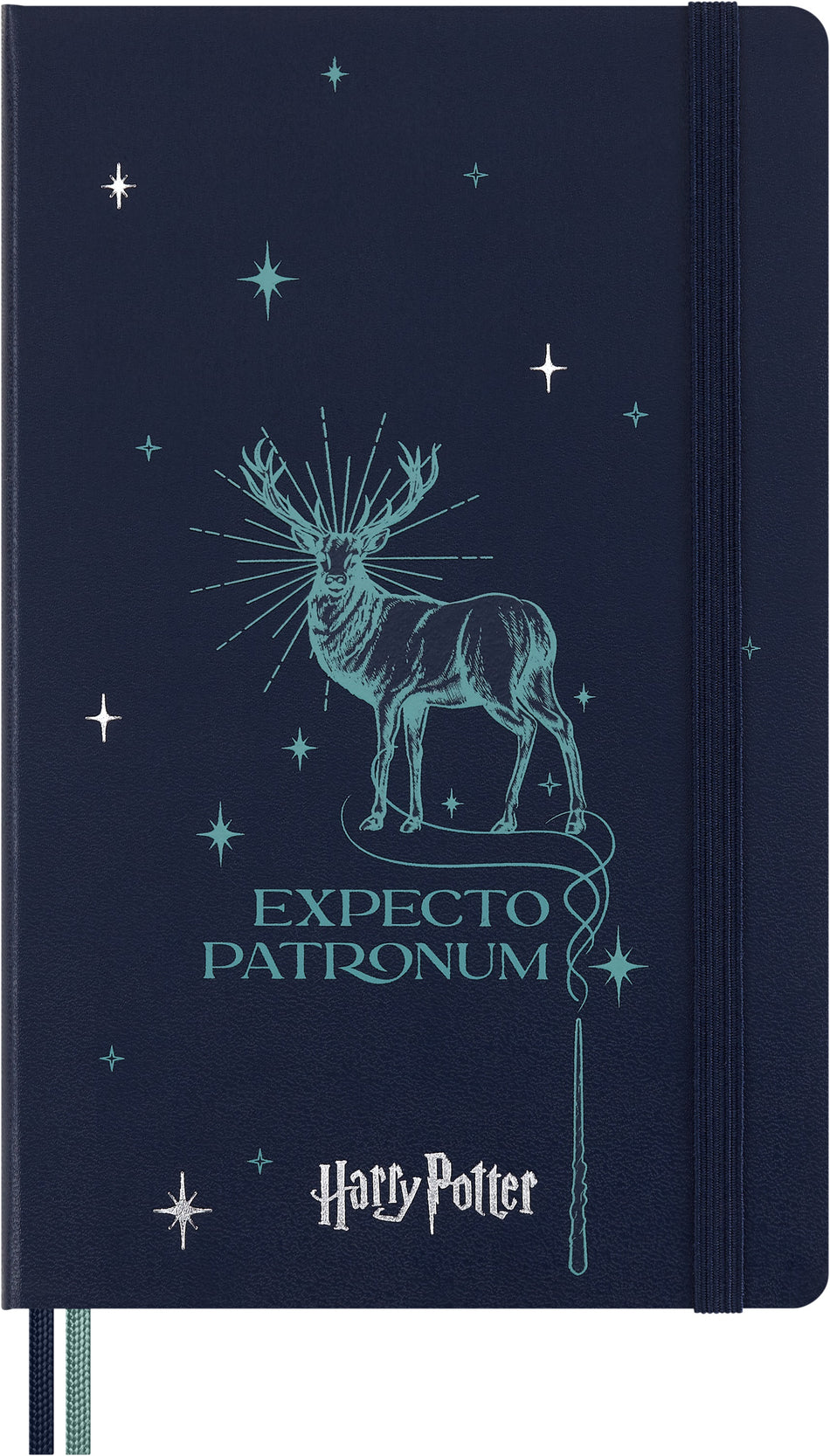Valokuva tuotteesta Muistikirja Moleskine Large Harry Potter Patronum, kuuluu tuoteryhmään Muistikirjat.