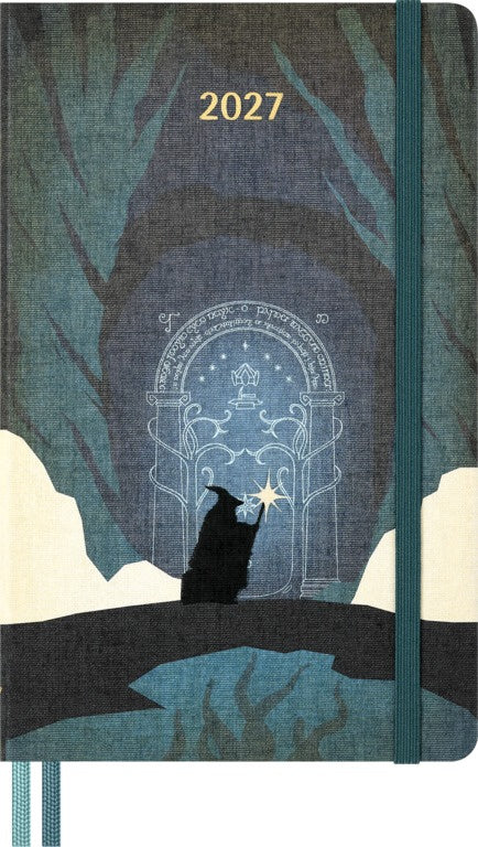 Valokuva tuotteesta Kalenteri 2027 12kk viikkonäkymä Moleskine LOTR Large kovak., kuuluu tuoteryhmään Tasku- ja pöytäkalenterit.