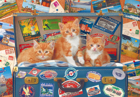 Palapeli 200 palaa Travelling Kittens