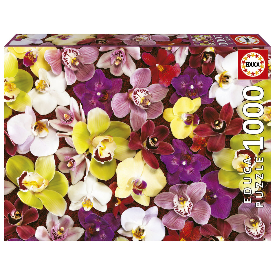 Valokuva tuotteesta Palapeli 1000 palaa Orchid Collage, kuuluu tuoteryhmään Palapelit.