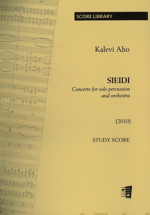 Sieidi - Concerto for solo percussion and orchestra - Study score