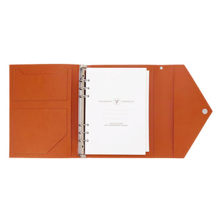 Muistikirja A5/96 Organizer ruskea lahjapakkaus Victorias Journals