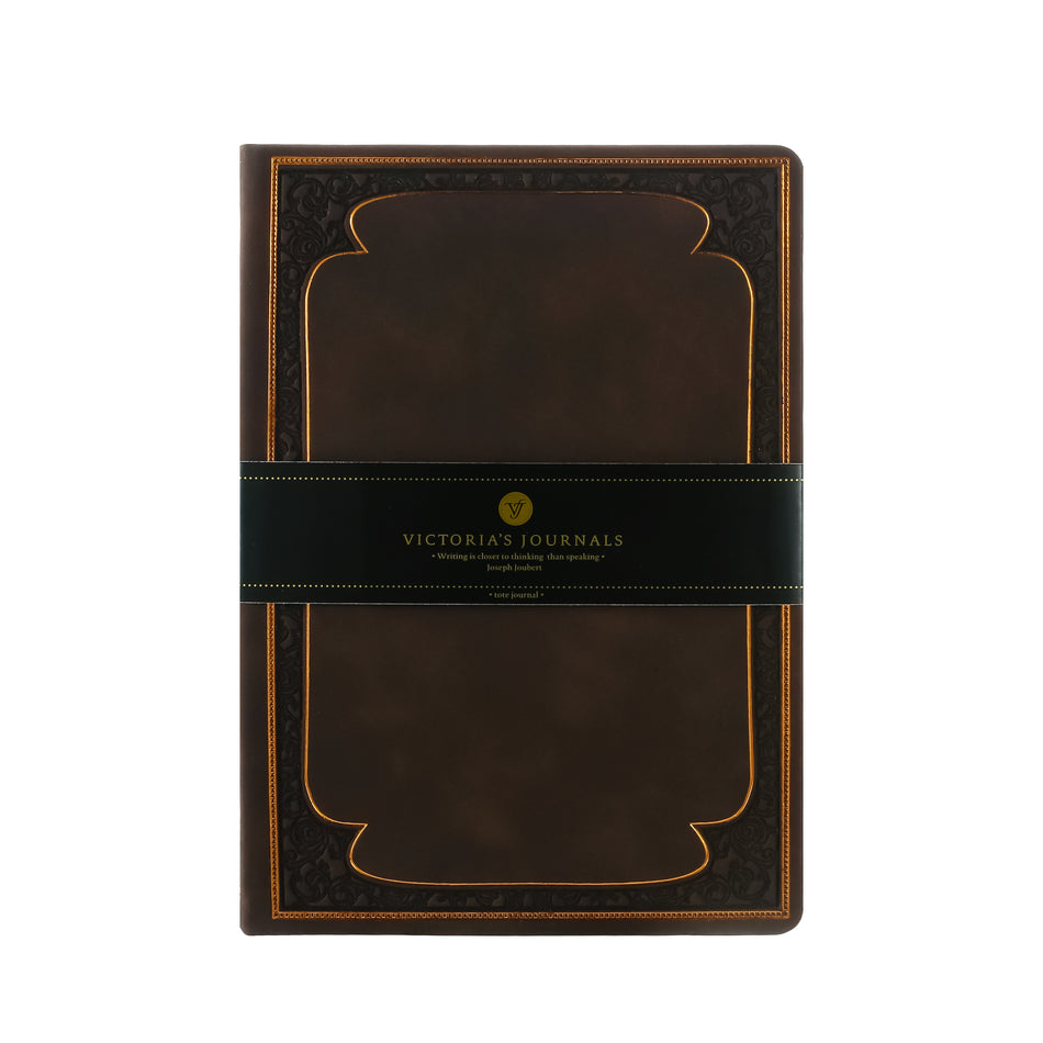 Valokuva tuotteesta Muistikirja Old Book Victorias Journals, ruskea, kuuluu tuoteryhmään Muistikirjat.