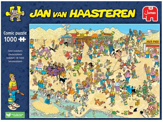Valokuva tuotteesta Palapeli 1000 palaa van Haasteren  Sand Sculptures, kuuluu tuoteryhmään Palapelit.