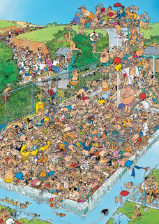 Palapeli 1000 palaa van Haasteren Fun Around the Pool