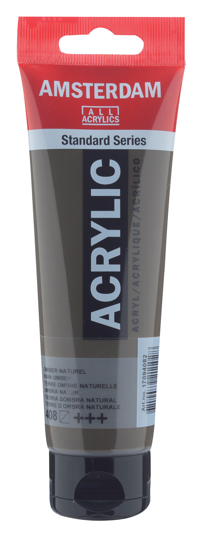 Valokuva tuotteesta Akryyliväri 120 ml Raw umber 408 Amsterdam, kuuluu tuoteryhmään Taidetarvikkeet.