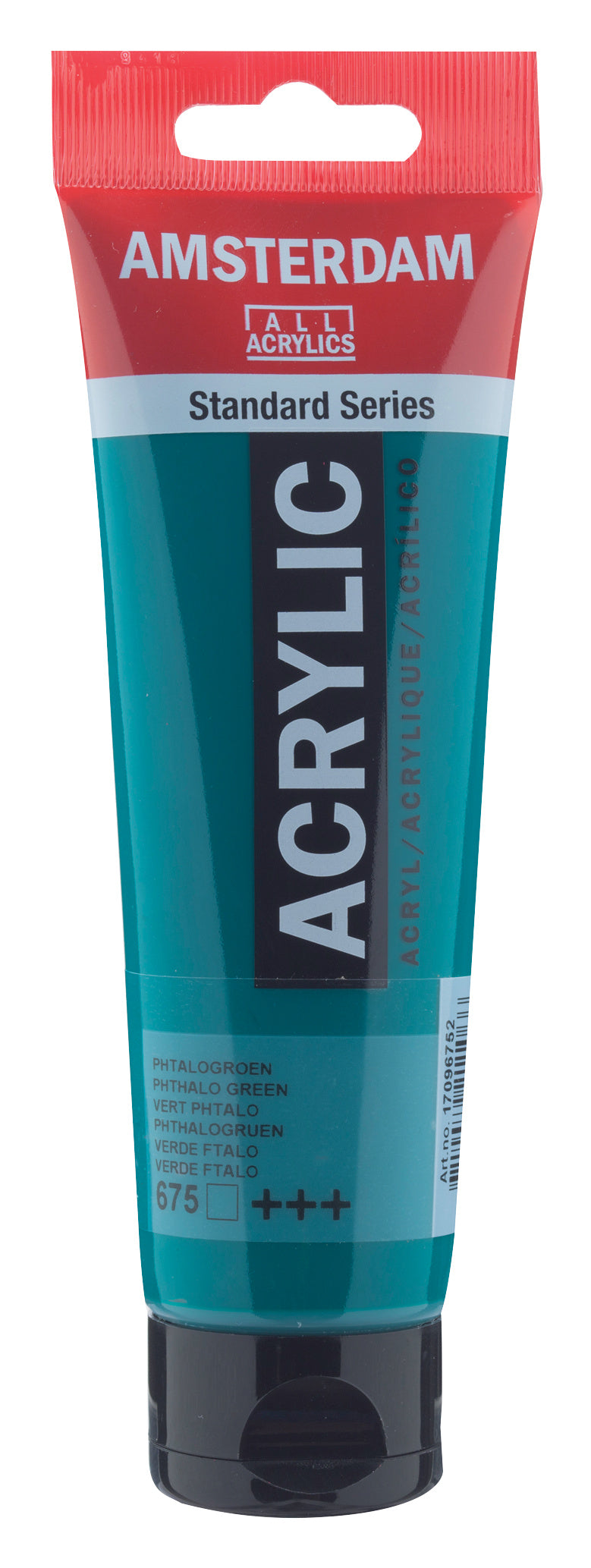 Valokuva tuotteesta Akryyliväri 120 ml Phthalo green 675 Amsterdam, kuuluu tuoteryhmään Taidetarvikkeet.