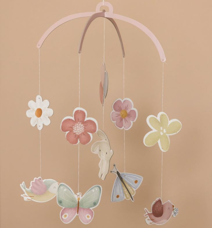 Valokuva tuotteesta Pahvinen mobile Flowers &amp; Butterfields Little Dutch, kuuluu tuoteryhmään Lelut.