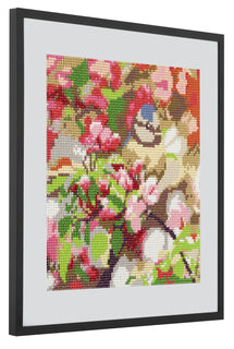 Timanttimaalaus 30 x 30 cm Lintu