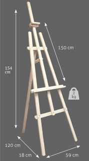 Maalausteline kolmijalka La Palma Ateljee