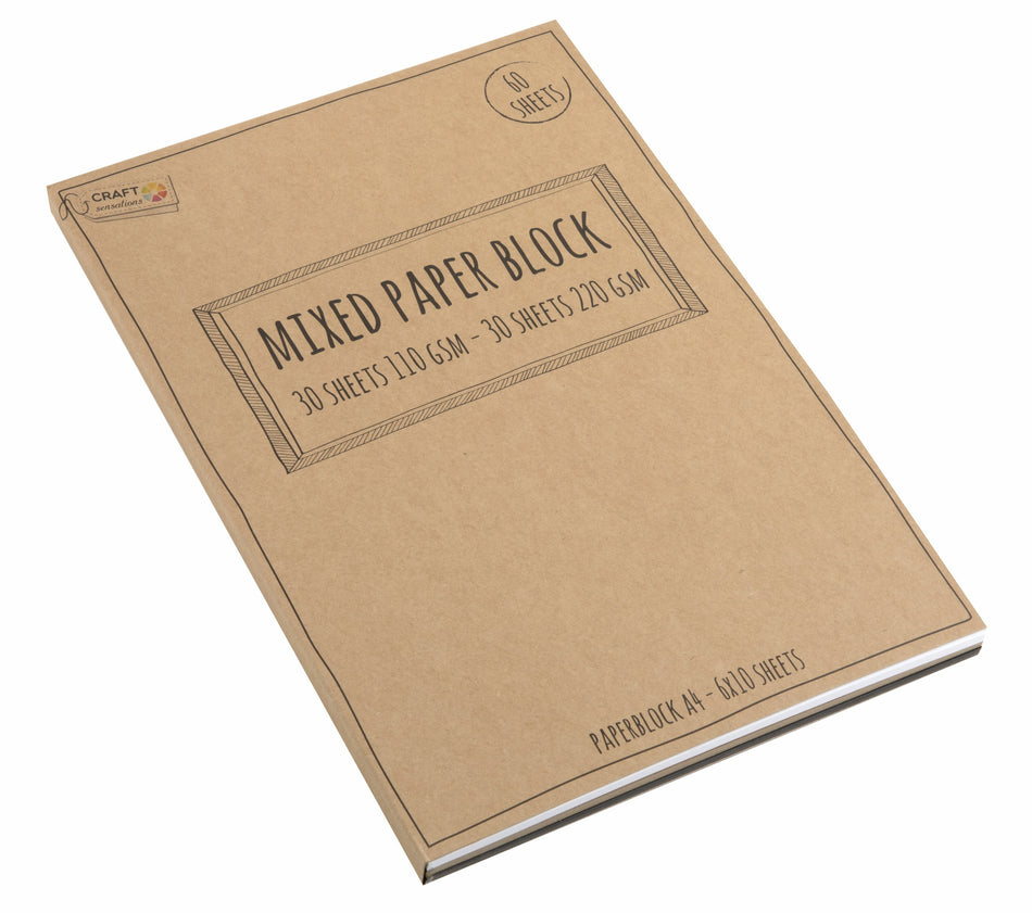 Valokuva tuotteesta Askartelupaperilehtiö A4/60 arkkia, kuuluu tuoteryhmään Paperiaskartelu.