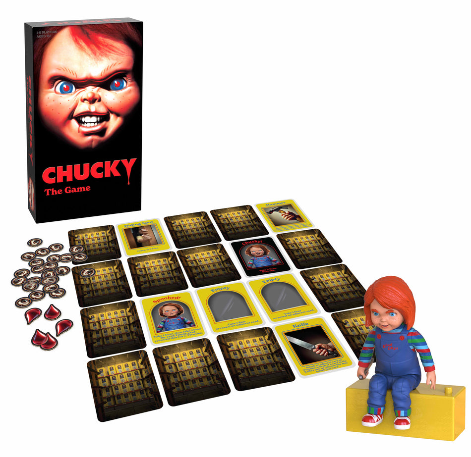 Valokuva tuotteesta Lautapeli Chucky the Game englanninkielinen, kuuluu tuoteryhmään Lautapelit.