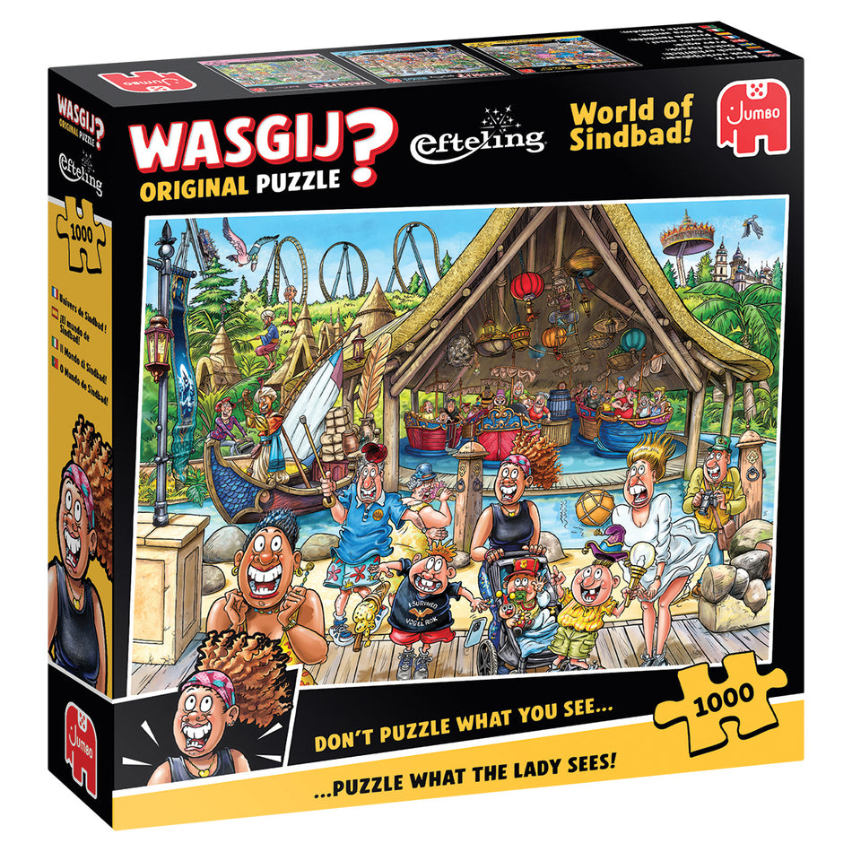 Valokuva tuotteesta Palapeli 1000 palaa Wasgij Original World of Sinbad, kuuluu tuoteryhmään Palapelit.