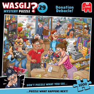 Palapeli 1000 palaa Wasgij Mystery 29 Donation Debacle!
