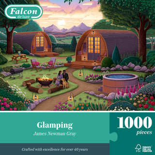 Palapeli 1000 palaa Falcon Glamping