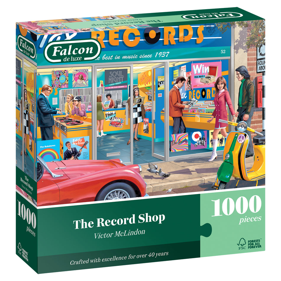Palapeli 1000 palaa Falcon The Record Shop