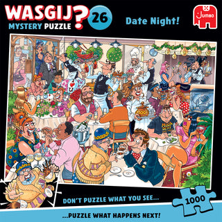 Palapeli 1000 palaa Wasgij Mystery Date Night!