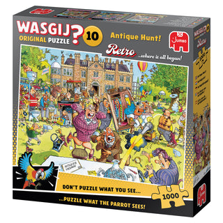 Palapeli 1000 palaa Wasgij Retro Original 10 Antique Hunt!