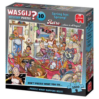 Palapeli 1000 palaa Wasgij Retro Mystery 10 Spring has Sprung