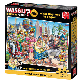 Palapeli 1000 palaa Wasgij Original 48 What Happens in Vegas