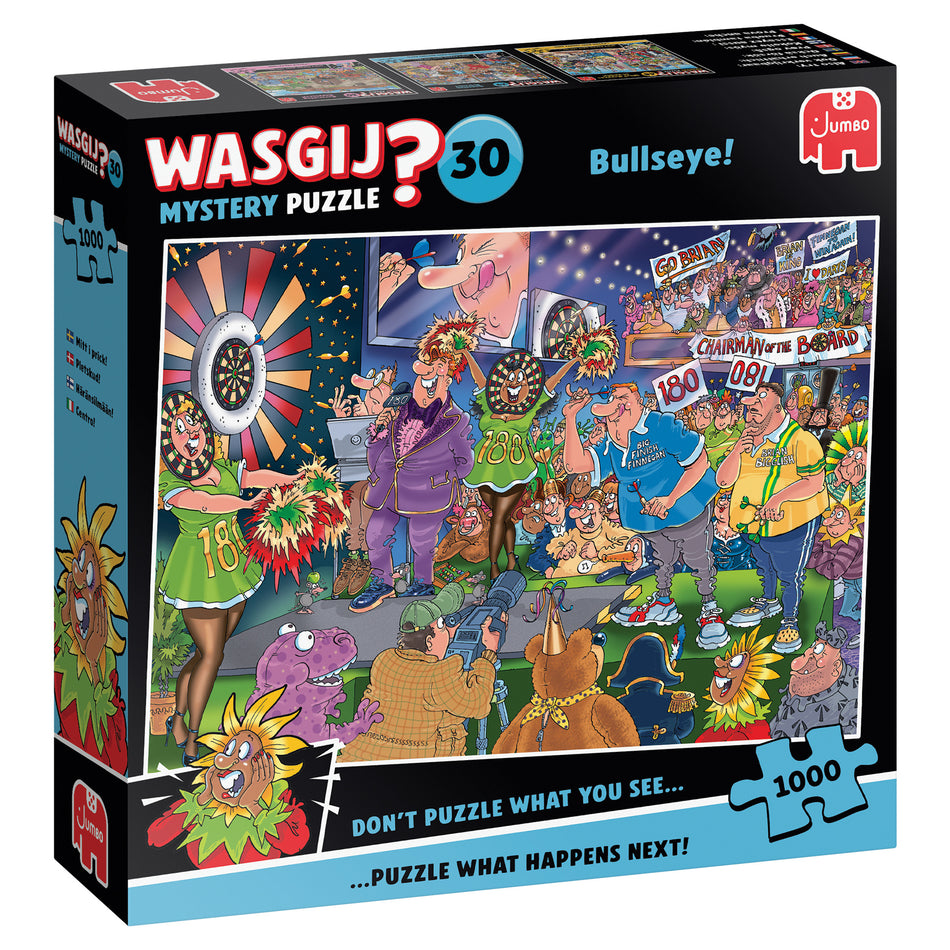 Valokuva tuotteesta Palapeli 1000 palaa Wasgij Mystery 30 Bullseye!, kuuluu tuoteryhmään Palapelit.