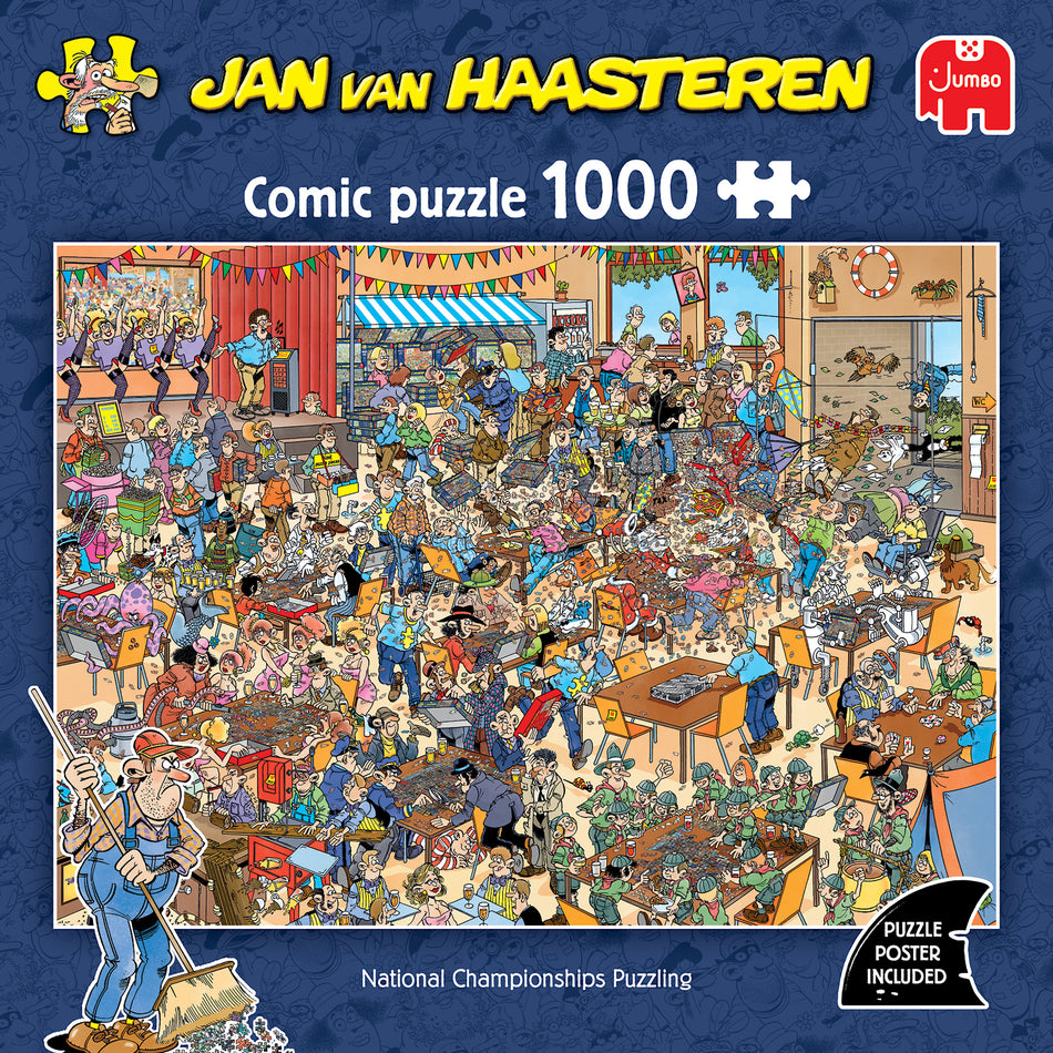 Valokuva tuotteesta Palapeli 1000 palaa van Haasteren National Championship Puzzling, kuuluu tuoteryhmään Palapelit.