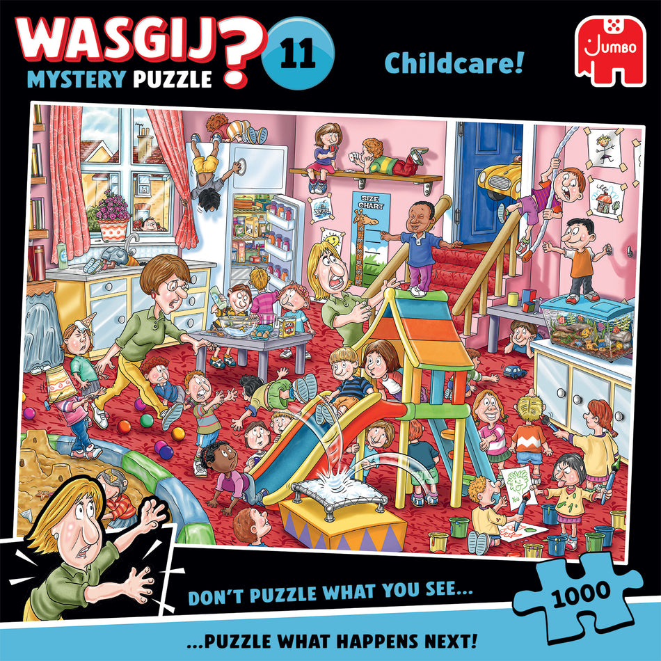 Valokuva tuotteesta Palapeli 1000 palaa Wasgij 11 Mystery Childcare!, kuuluu tuoteryhmään Palapelit.
