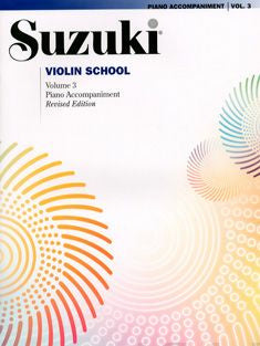 Suzuki violin piano acc 3 rev